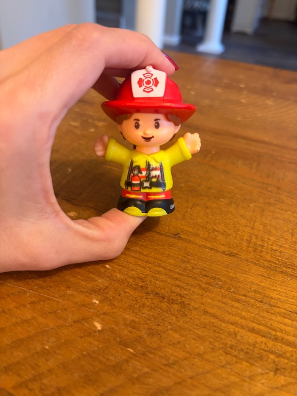 Fisher Price Little People girl firefighter as is